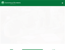 Tablet Screenshot of louisvilletutoring.com